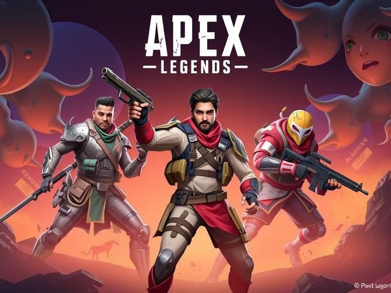 Apex Legends Mobile Edition Cover Art featuring Indian server characters