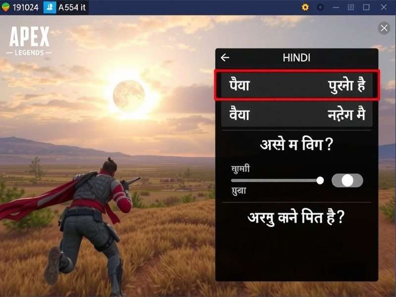 Apex Legends Mobile Edition Hindi language settings