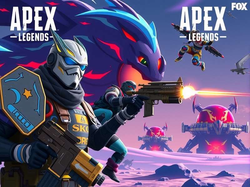 Apex Legends Mobile Edition gameplay showing squad battle
